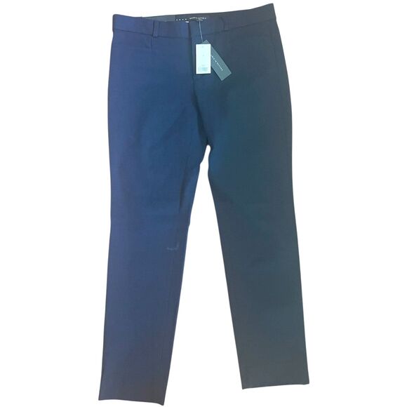 NWT Banana Republic Womens Work Office Pants Trousers Sz 6 Navy Blue SLOAN - Picture 1 of 8